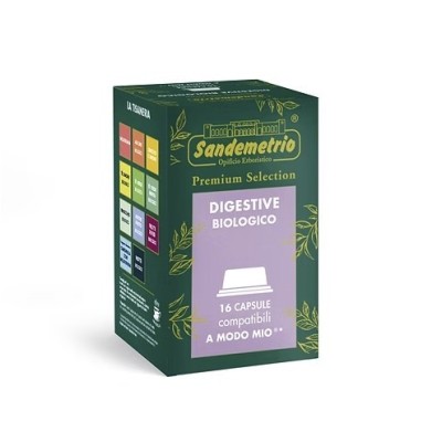 16 Capsule Sandemetrio Digestive Bio - Compatibili Lavazza A Modo Mio