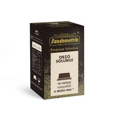 16 Capsule Sandemetrio Orzo Solubile - Compatibili Lavazza A Modo Mio
