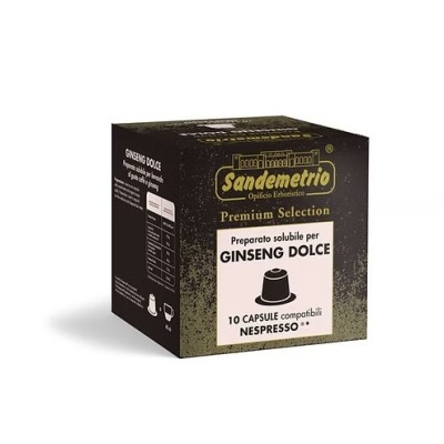 10 Capsule Sandemetrio Ginseng Dolce - Compatibili Nespresso
