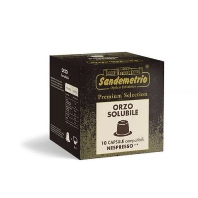 10 Capsule Sandemetrio Orzo Solubile - Compatibili Nespresso