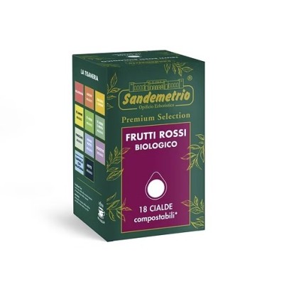 18 Cialde 44mm Sandemetrio Frutti Rossi Bio