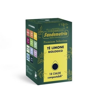 18 Cialde 44mm Sandemetrio Te Limone Bio