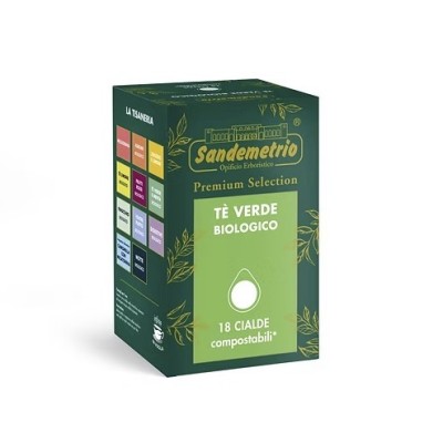 18 Cialde 44mm Sandemetrio Te Verde Bio