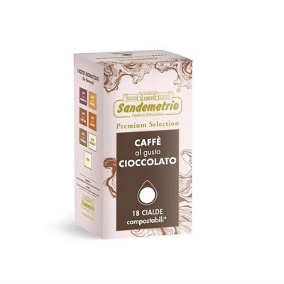 18 Cialde 44mm Sandemetrio Caffe gusto Cioccolato