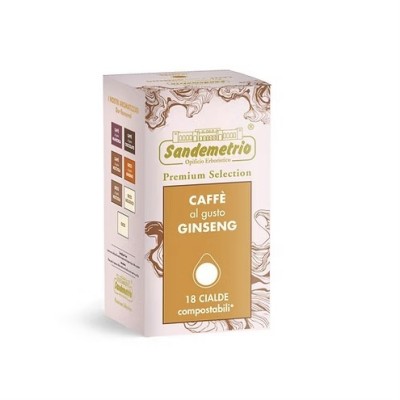 18 Cialde 44mm Sandemetrio Caffe gusto Ginseng