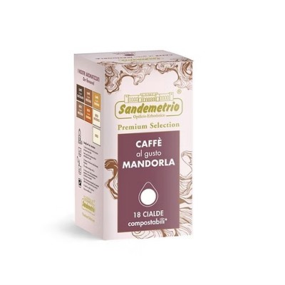 18 Cialde 44mm Sandemetrio Caffe gusto Mandorla