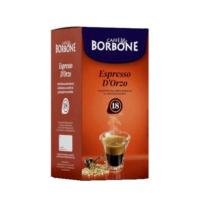 18 cialde caffè Borbone espresso d'orzo filtro carta ese 44 mm
