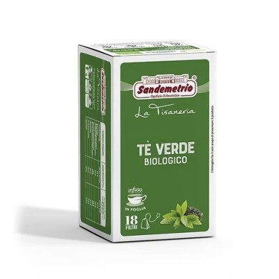 18 Filtri 44mm Sandemetrio Te Verde Bio