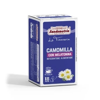 18 Filtri 44mm Sandemetrio Camomilla con Melatonina
