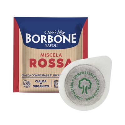 150 Cialde 44mm Caffè Borbone Rossa