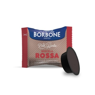 100 Capsule Caffè Borbone Don Carlo Rossa - Compatibili Lavazza A Modo Mio