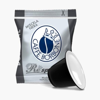 100 Capsule Caffè Borbone Respresso Nera - Compatibili Nespresso