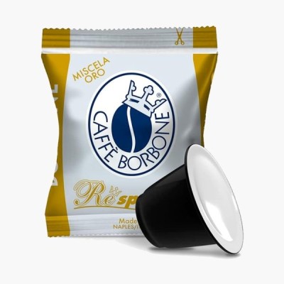 100 Capsule Caffè Borbone Respresso Oro - Compatibili Nespresso
