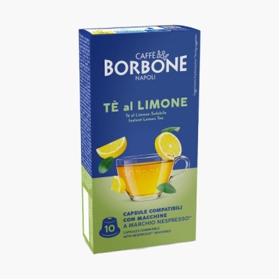 10 Capsule Borbone Tè Limone - Compatibili Nespresso
