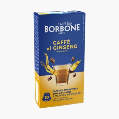10 Capsule Borbone Ginseng - Compatibili Nespresso