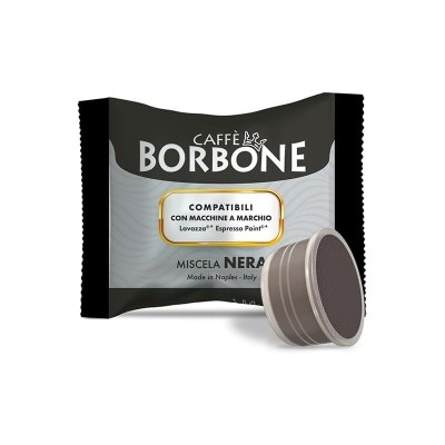 100 Capsule Caffè Borbone Nera - Compatibili Lavazza Espresso Point