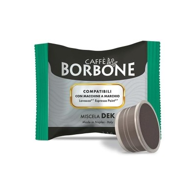50 Capsule Caffè Borbone Decaffeinato Dek - Compatibili Lavazza Espresso Point