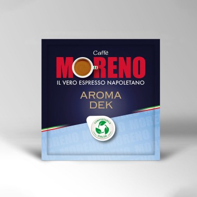 150 Cialde 44mm Caffè Moreno Aroma Decaffeinato Dek