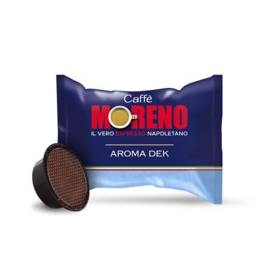 50 capsule Caffè Moreno DEK Compatibile A modo Mio