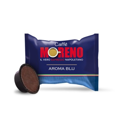 50 Capsule Caffè Moreno Aroma Blu - Compatibili Lavazza A Modo Mio