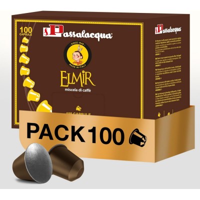 100 Capsule Caffè Passalacqua Elmir - Compatibili Nespresso