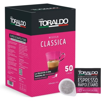 50 Cialde 44mm Caffè Toraldo Classica