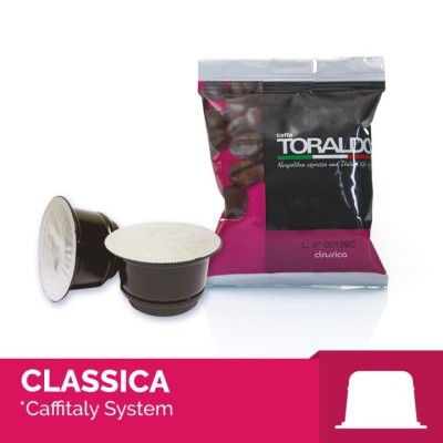 100 Capsule Caffè Toraldo Classica - Compatibili Caffitaly System