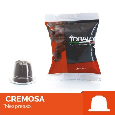 100 Capsule Caffè Toraldo Cremosa - Compatibili Nespresso