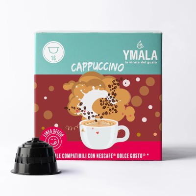 16 Capsule Ymala Cappuccino - Compatibili Nescafe Dolce Gusto