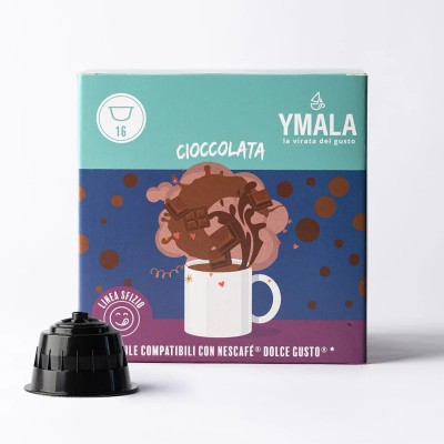 16 Capsule Ymala Cioccolata - Compatibili Nescafe Dolce Gusto