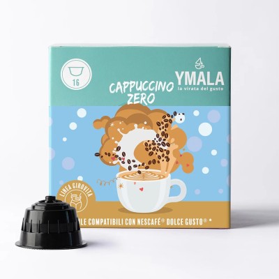 16 Capsule Ymala Cappuccino Zero - Compatibili Nescafe Dolce Gusto