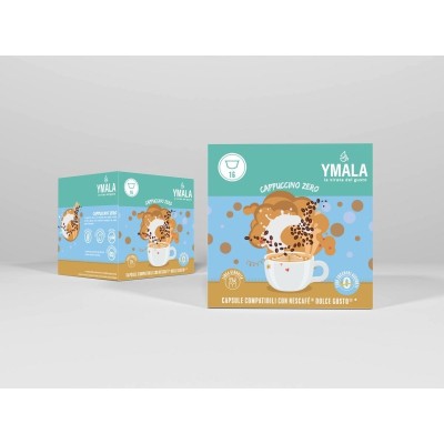 16 Capsule Ymala Cappuccino Zero - Compatibili Nescafe Dolce Gusto