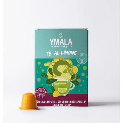 10 Capsule Ymala Tè Limone - Compatibili Nespresso