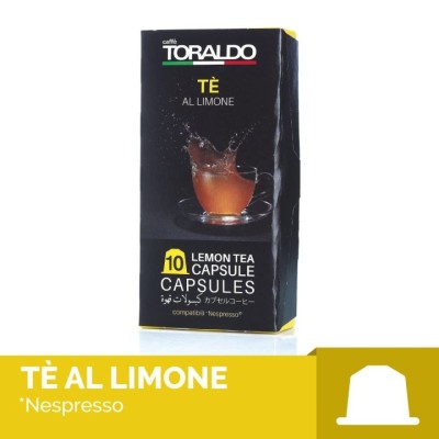 10 Capsule Toraldo Tè Limone - Compatibili Nespresso