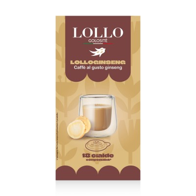 18 Cialde 44mm Lollo Caffè al Ginseng LolloGinseng