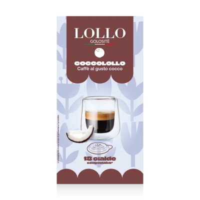 18 Cialde 44mm Lollo Caffè al Cocco CoccoLollo
