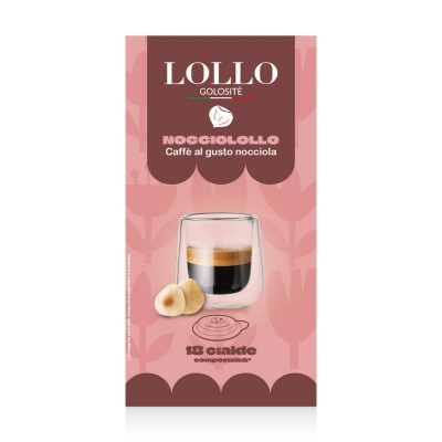 18 Cialde 44mm Lollo Caffè alla Nocciola NoccioLollo