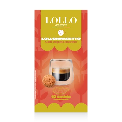 18 Cialde 44mm Lollo Caffè all Amaretto LolloAmaretto