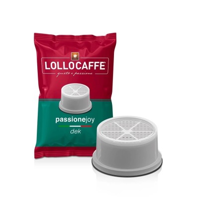 100 Capsule Lollo Caffè PassioneJoy Decaffeinato Dek Espresso - Compatibili Lavazza Espresso Point