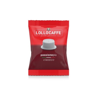 100 Capsule Lollo Caffè PassionePiù Classico Espresso - Compatibili Uno System