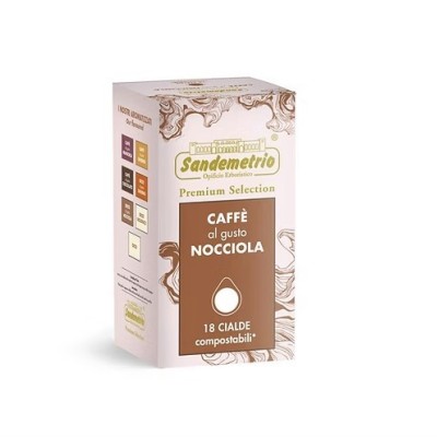 18 Cialde 44mm Sandemetrio Caffe alla Nocciola