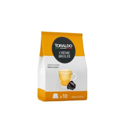 10 Capsule Toraldo Creme Brulée - Compatibili Nescafe Dolce Gusto
