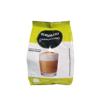 10 Capsule Toraldo Cappuccino - Compatibili Nescafe Dolce Gusto