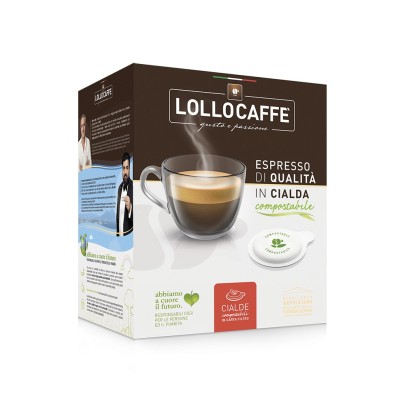150 Cialde filtro carta 44 mm caffè Lollo espresso MISCELA ARGENTO