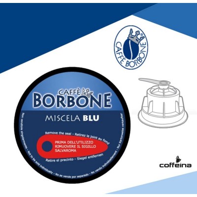 90 capsule caffè Borbone Blu compatibili DOLCE GUSTO