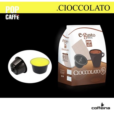 16 capsule POP CAFFE' E-GUSTO CIOCCOLATO compatibili Dolce Gusto*