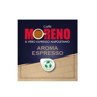 150 cialde caffè Moreno Espresso Bar filtro carta ese 44 mm