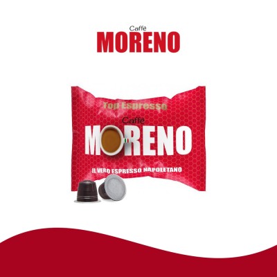 50 capsule Caffè Moreno Top Espresso Compatibile Nespresso