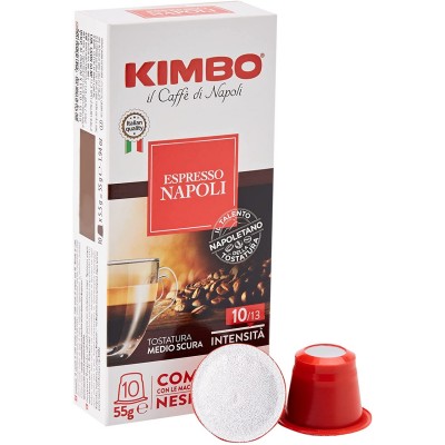 10 Capsule Caffè KIMBO NAPOLI compatibili NESPRESSO