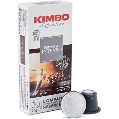 10 Capsule Caffè KIMBO INTENSO compatibili NESPRESSO